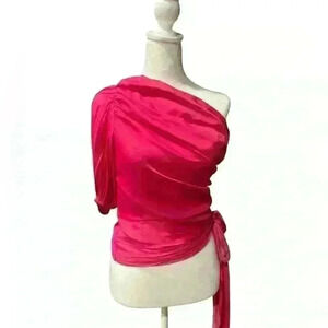 DOLCE & GABBANA Fitted Cut One Shoulder blouse
